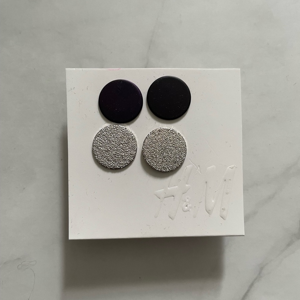 H&M Circle Disc Earrings
